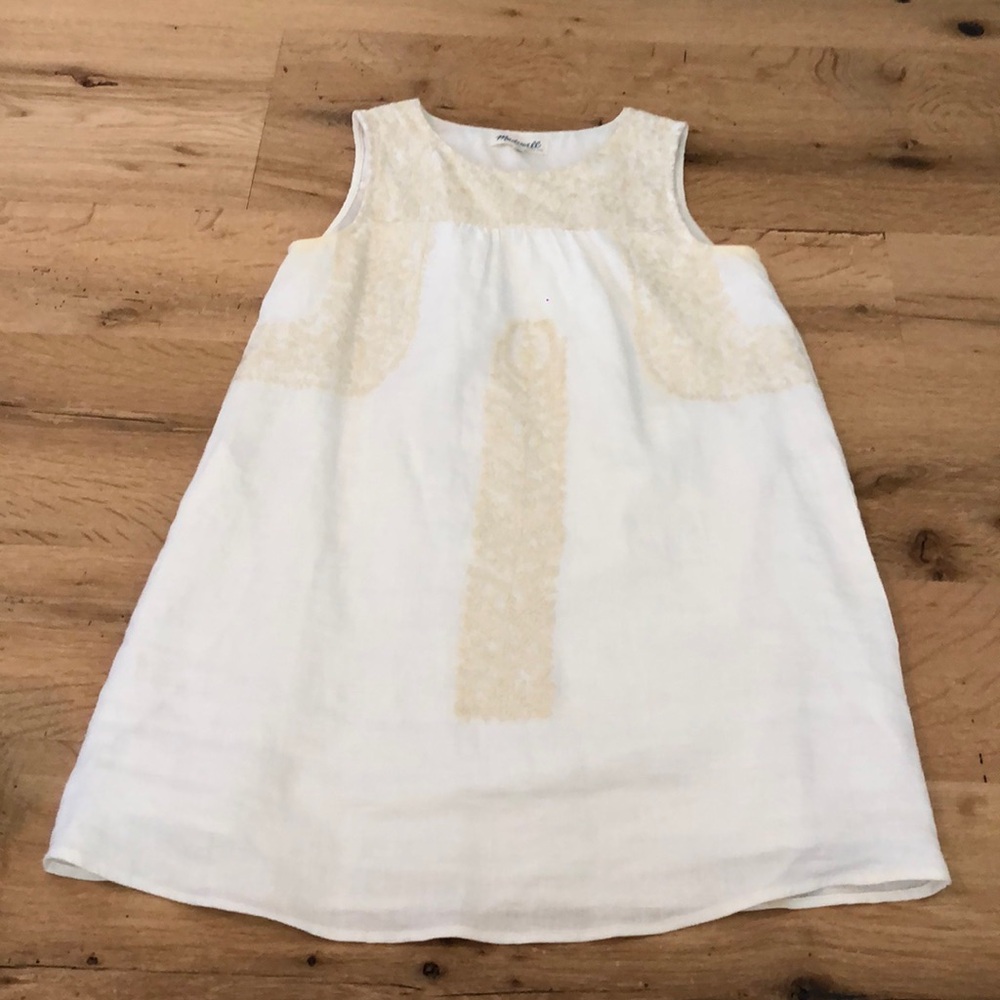 White Embroidered Dress